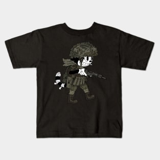 felix the ww2 paratrooper. Kids T-Shirt